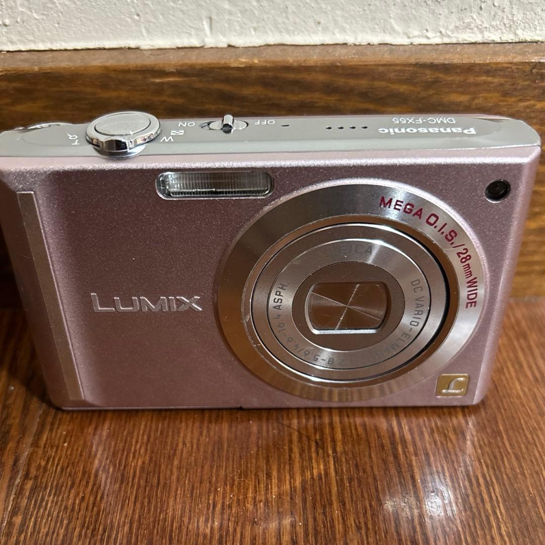 パナソニック ルミックス DMC-FX55 ピンク 取扱説明書あり Panasonic
