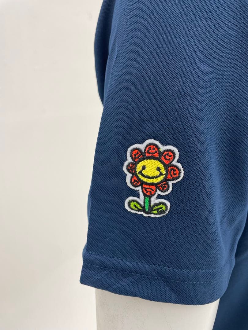 エリートグリップ 半袖ポロシャツ スリムフィット ネイビー L 新品