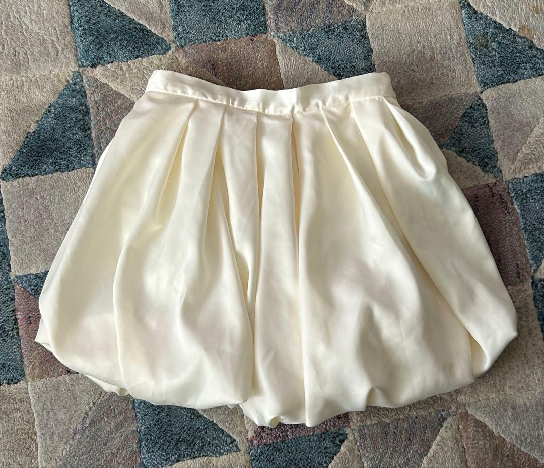 the toe venice balloon skirt ホワイト thetoe - メルカリ