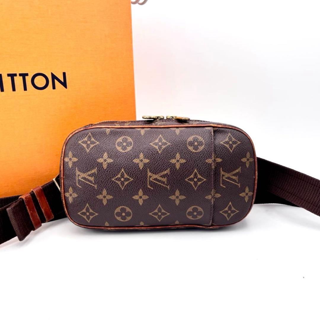 ルイヴィトン M51870 ポシェット ガンジュ ボディバッグ ウエストバッグ ルイ・ヴィトン LOUIS VUITTON ポシェット・ガンジュ M51870 ブラウン