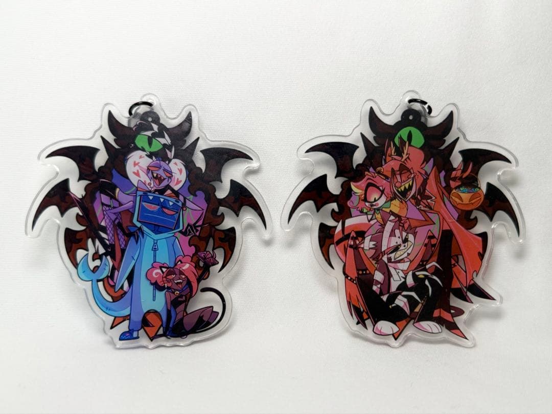 め*。様 ハズビンホテル 公式 ハロウィン アクリルキーホルダー - メルカリ