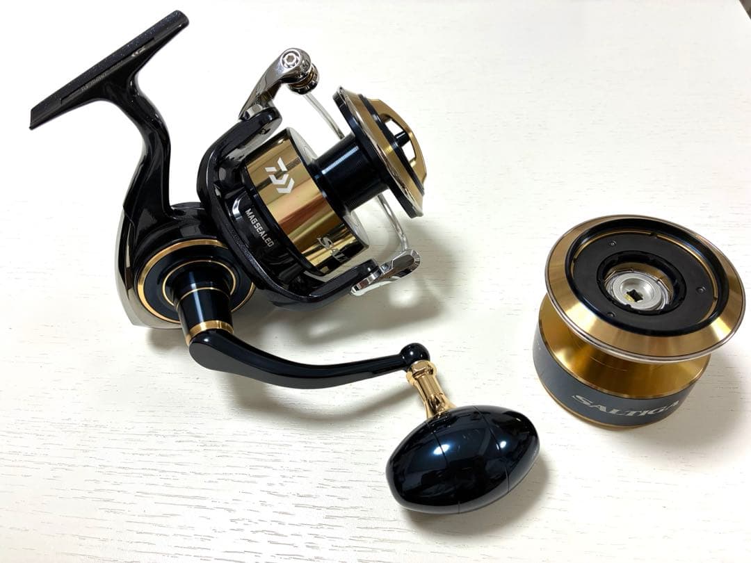 【極美品】20 ソルティガ 14000XH 予備スプールセット　ダイワ 20ソルティガ14000XH 替えスプールセット 20ソルティガ 14000 SLP替え