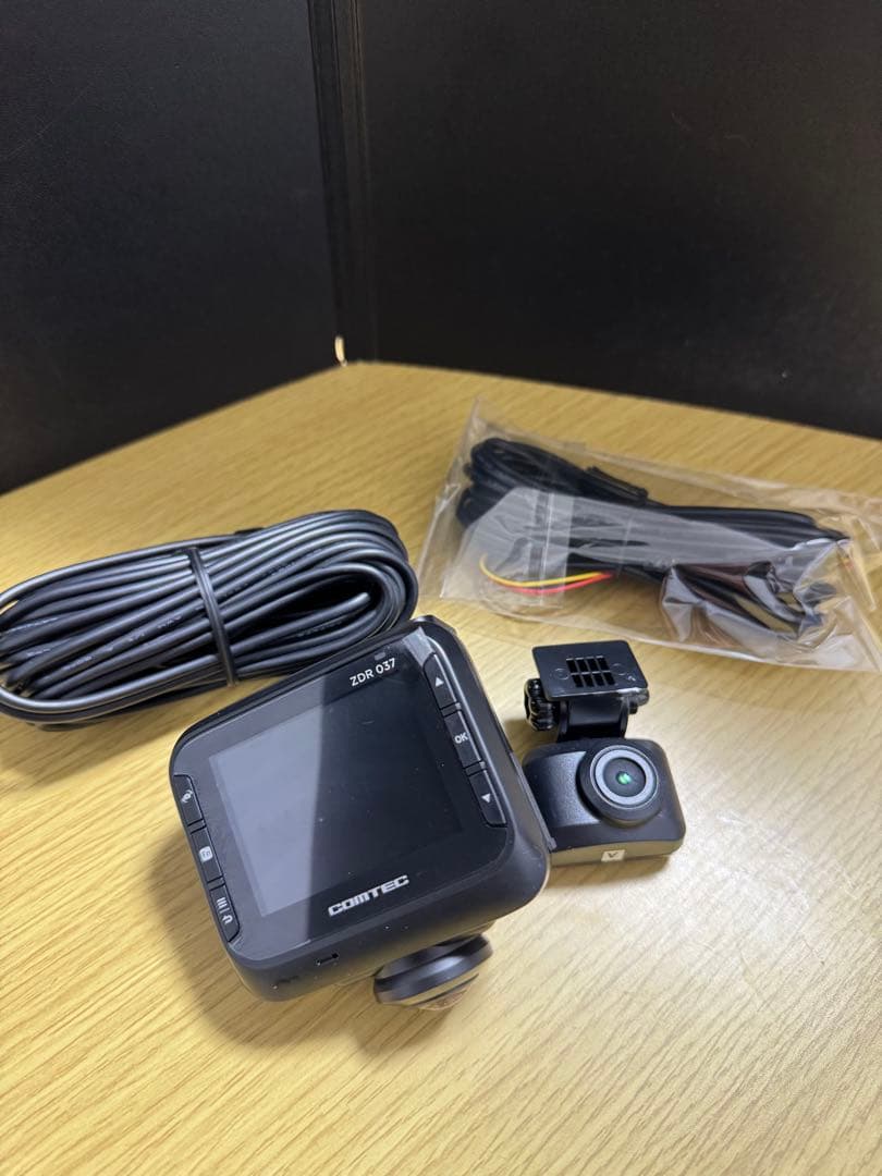 ZDR037 コムテック360度前後ドラレコ　リアカメラセット Amazon | コムテック 車用 ドライブレコーダー 360度全方位+リヤカメラ