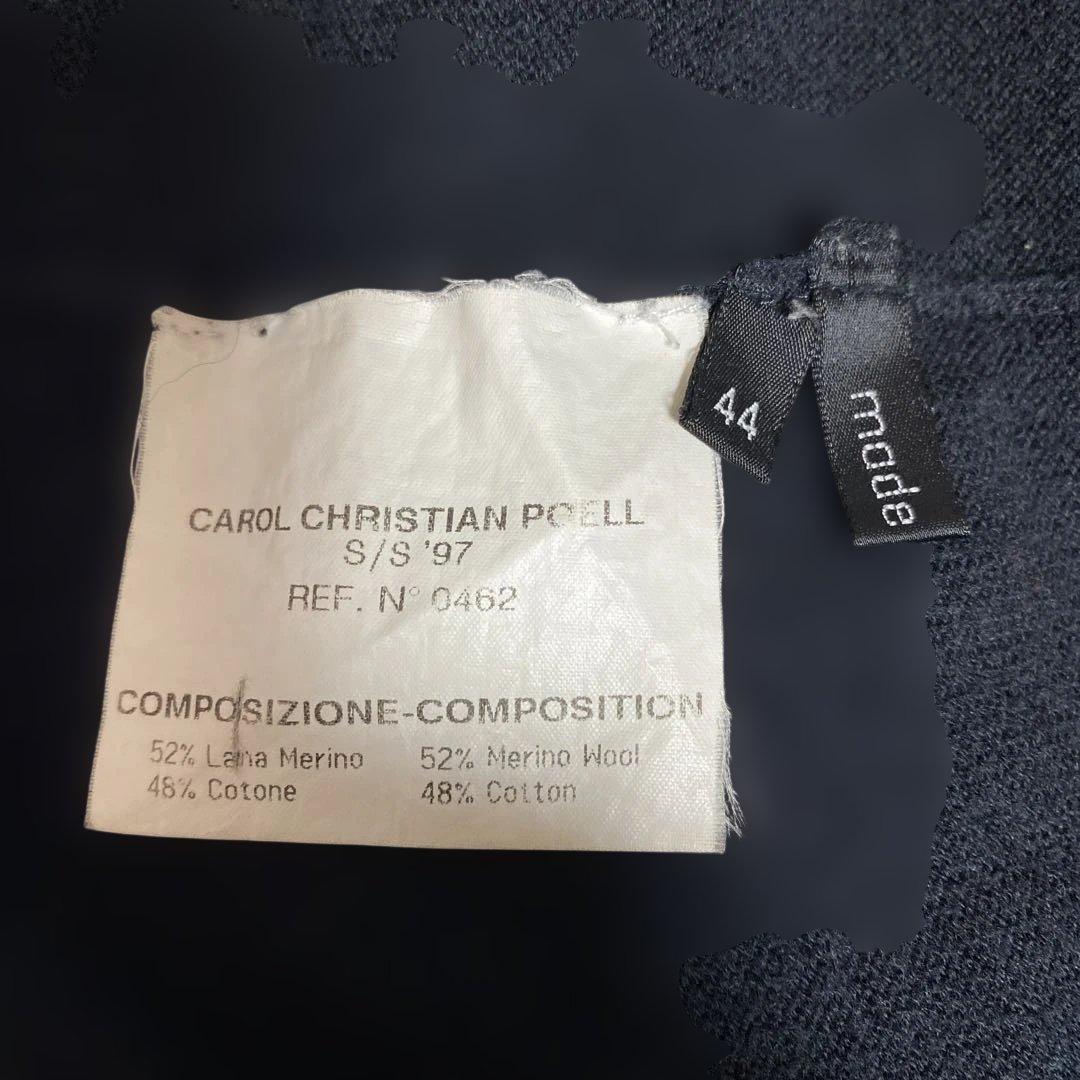 97s/s CAROL CHRISTIAN POELL ニット ブラック 44 - メルカリ