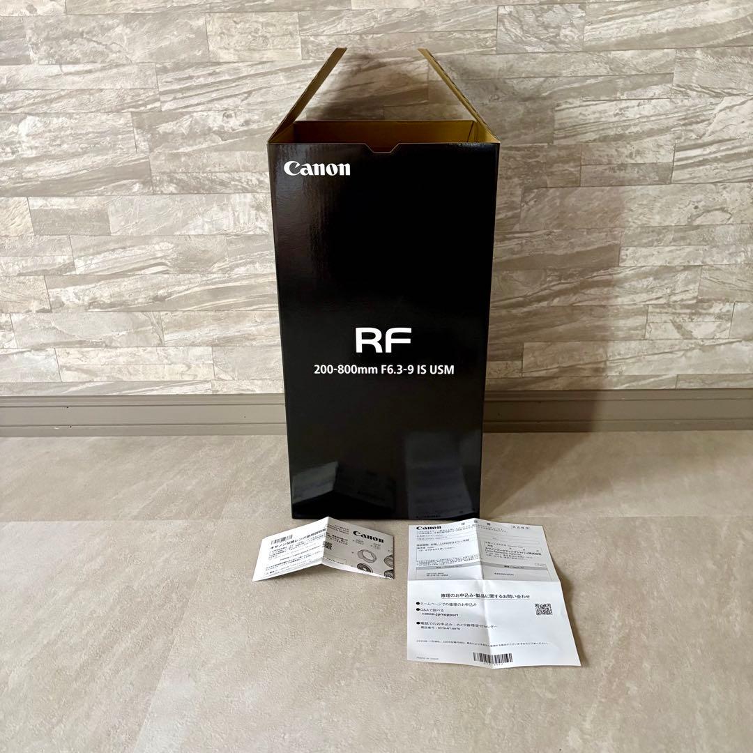 【美品】 Canon RF200-800mm F6.3-9 IS USM