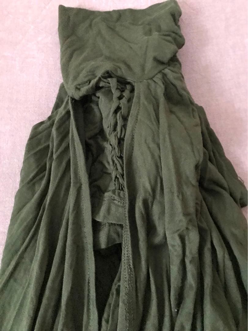 ベリーダンス・トライバルハーレムパンツカーキ色