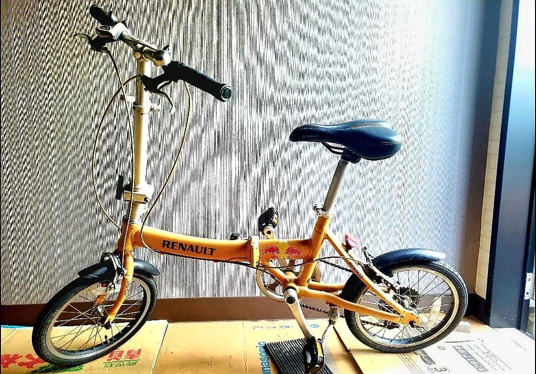 ○値下げしました○RENAULT、ルノー、アルミフレーム折畳み自転車、引