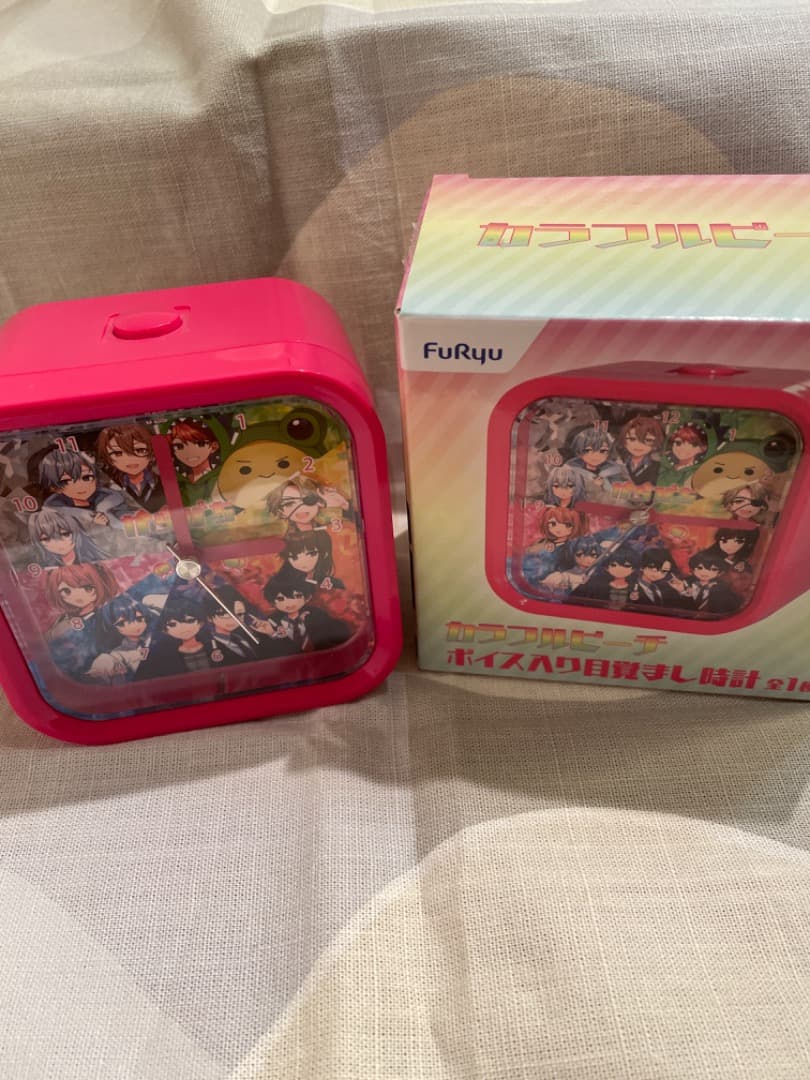 カラフルピーチ からぴち カラピチグッズ 時計 ボイス入り目覚まし時計