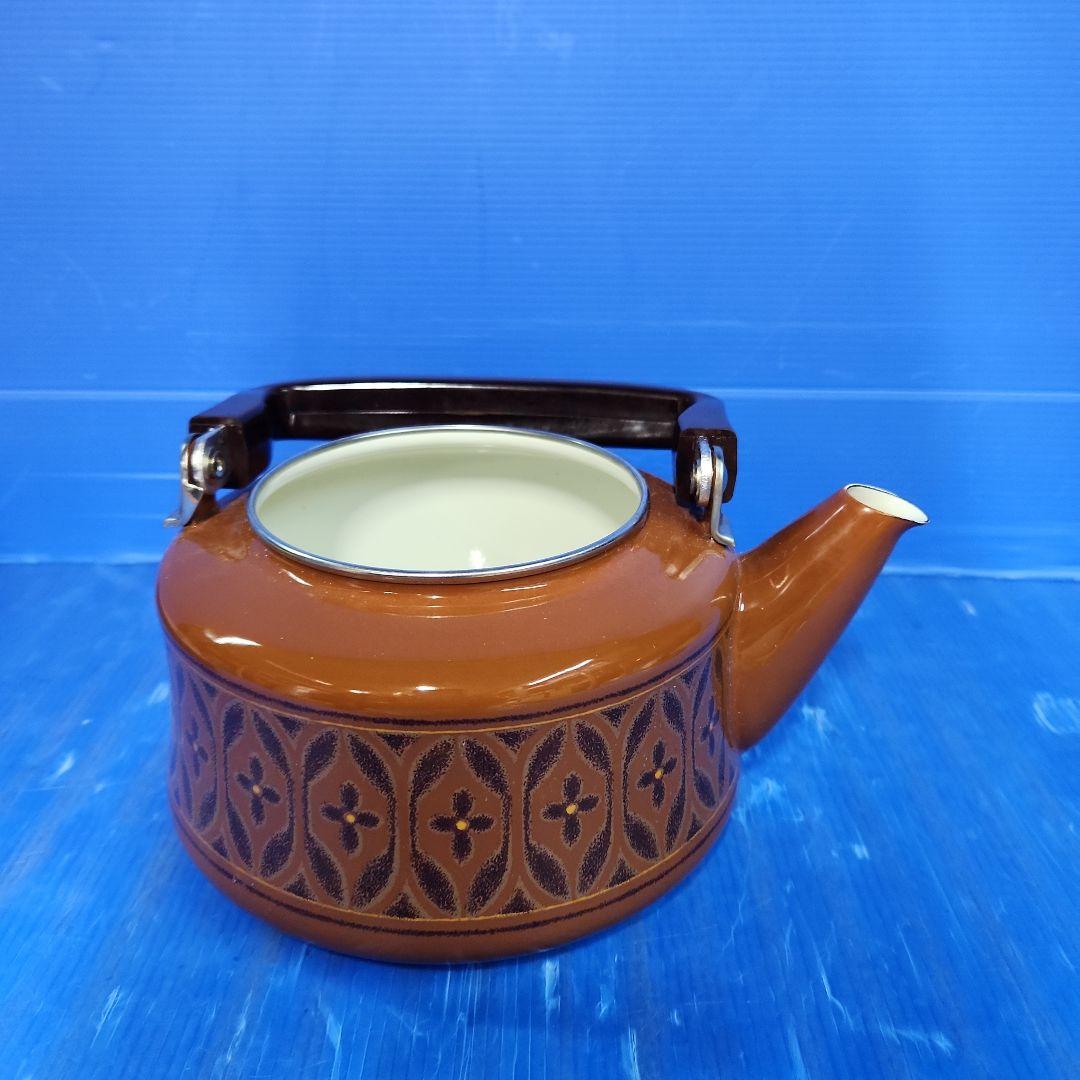 未使用　エジリ　ハイテインケトル　茶紋　2.0L