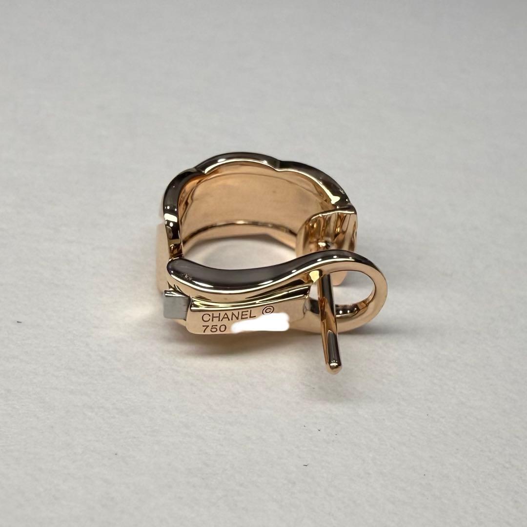 CHANEL シャネル ダイヤモンドピアス ココクラッシュ ピンクゴールド