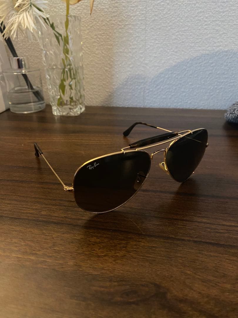 Ray-Ban アビエーター サングラス ゴールド レイバン公式ストア】 Ray-Ban® NEW AVIATOR サングラス | ゴールド X