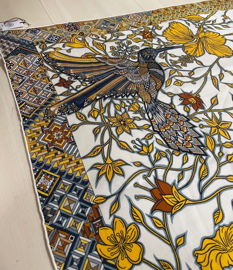 新品未使用　エルメス　カレジェアン《ジャガーとハチドリ》