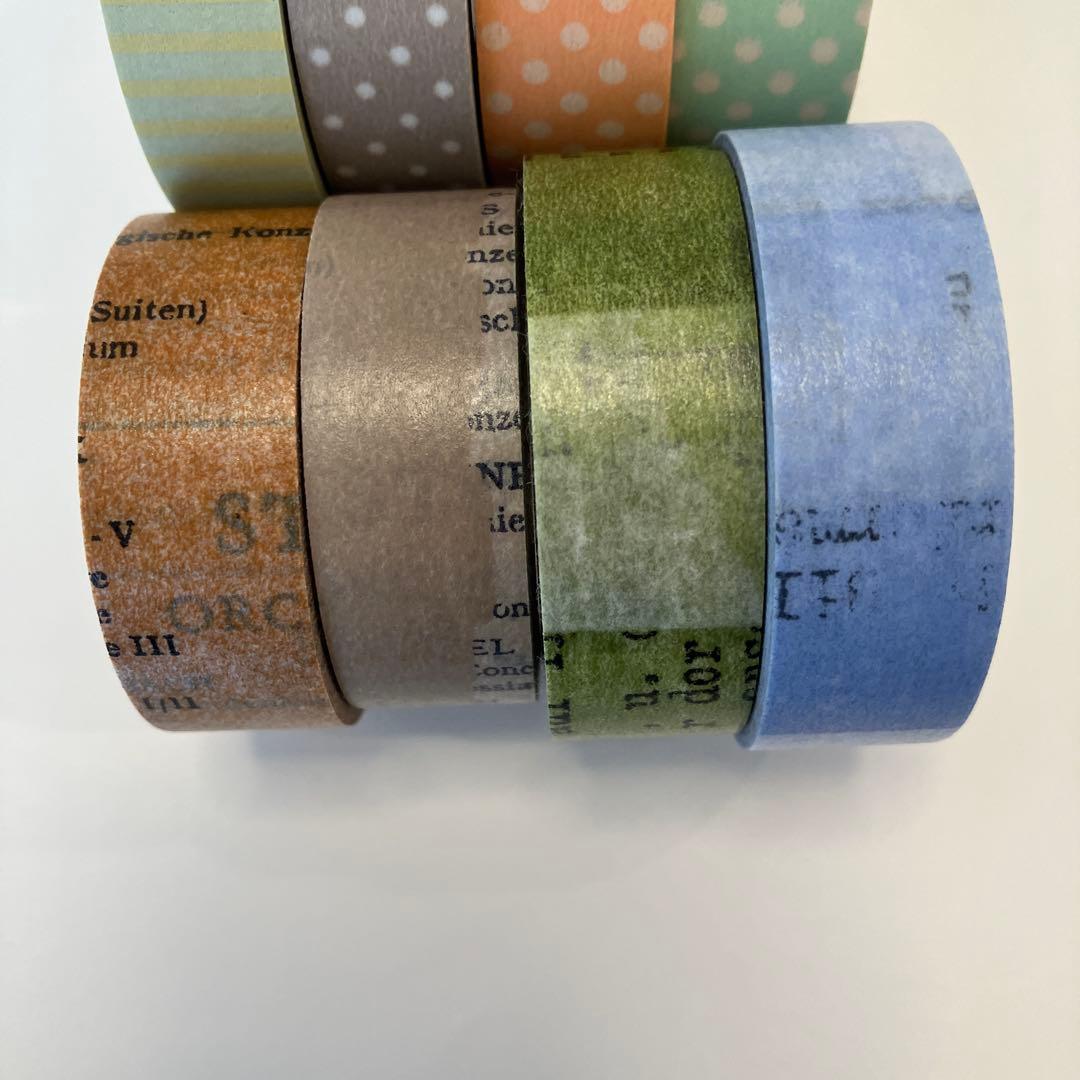 レア 倉敷意匠 マスキングテープ 8本セット 水玉 井上陽子 - メルカリ