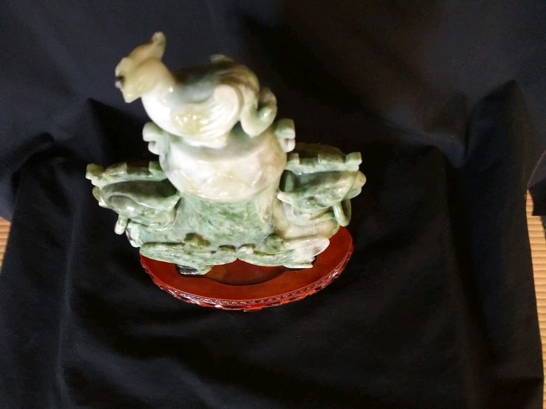 玉製鶏尊 南陽翡翠(独山玉)製 中国工芸品 置物 NO.837 - メルカリ