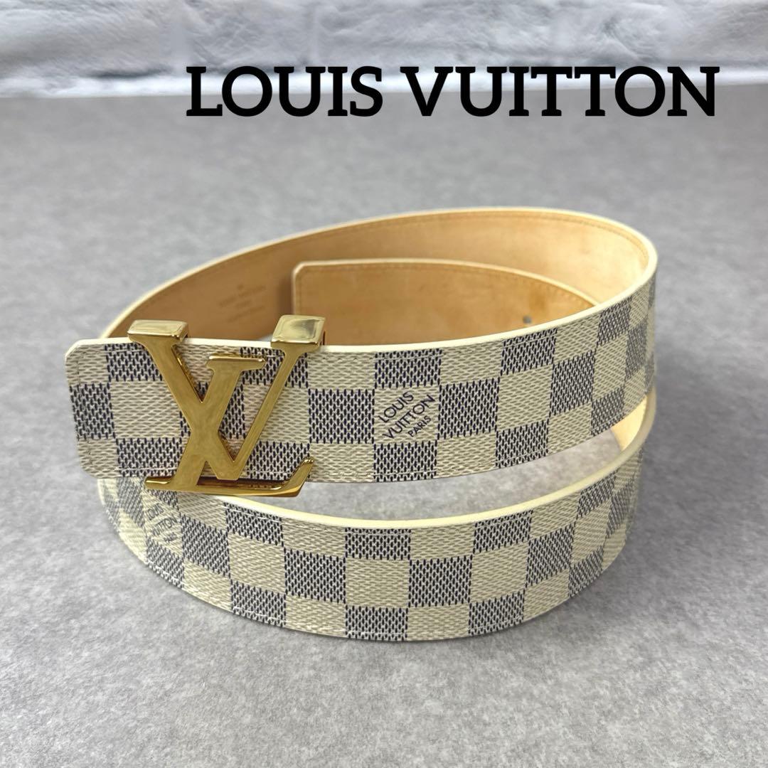 LOUIS VUITTON ダミエアズール サンチュール ベルト LVイニシャル ルイヴィトン(LOUIS VUITTON)|マイクロダミエサンチュール・LV