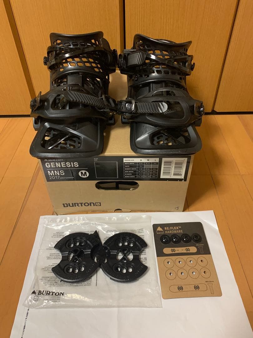 2017 BURTON GENESIS RE:FLEX ブラックMサイズ 2017 年 Burton Genesis Re:flex Mサイズ Men's Burton Genesis