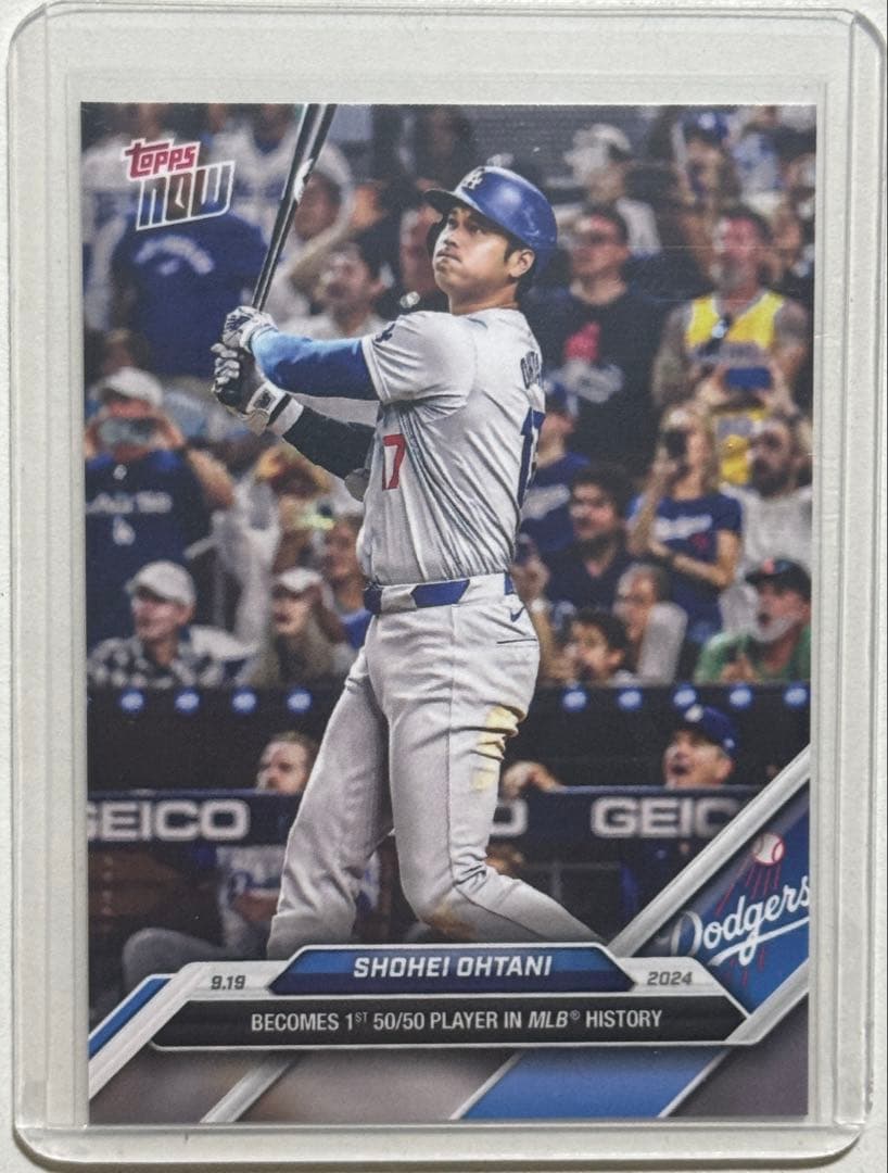 ☆Topps Now 大谷翔平 史上最速 50ホームラン50盗塁 5枚セット☆