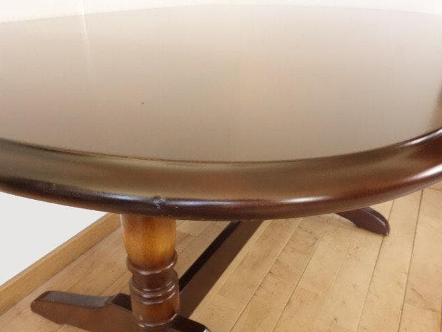 飛騨産業 ダイニングテーブル1500 アンティーク 天板のみ再塗装 USED