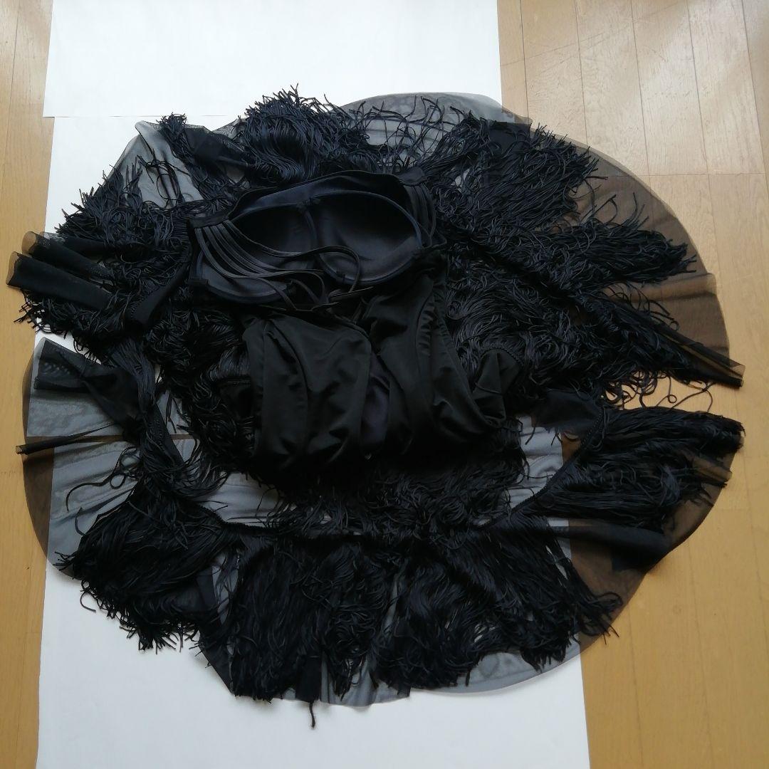 限定値下げ【社交ダンス】チャコット 黒ラテンドレス フリンジ
