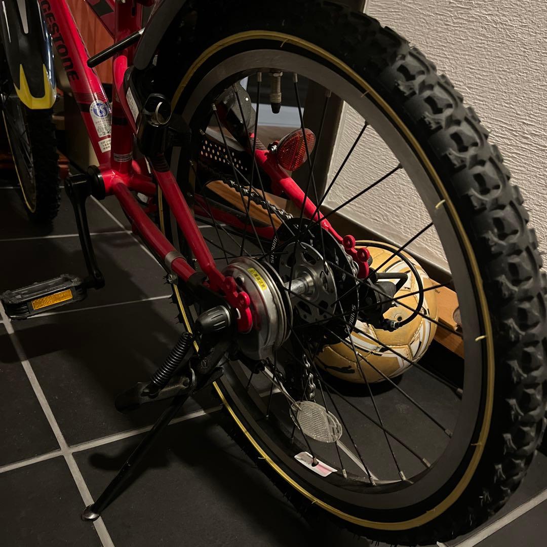 BRIDGESTONE 子供用自転車 MFC20 20インチ 赤 車・バイク・自転車
