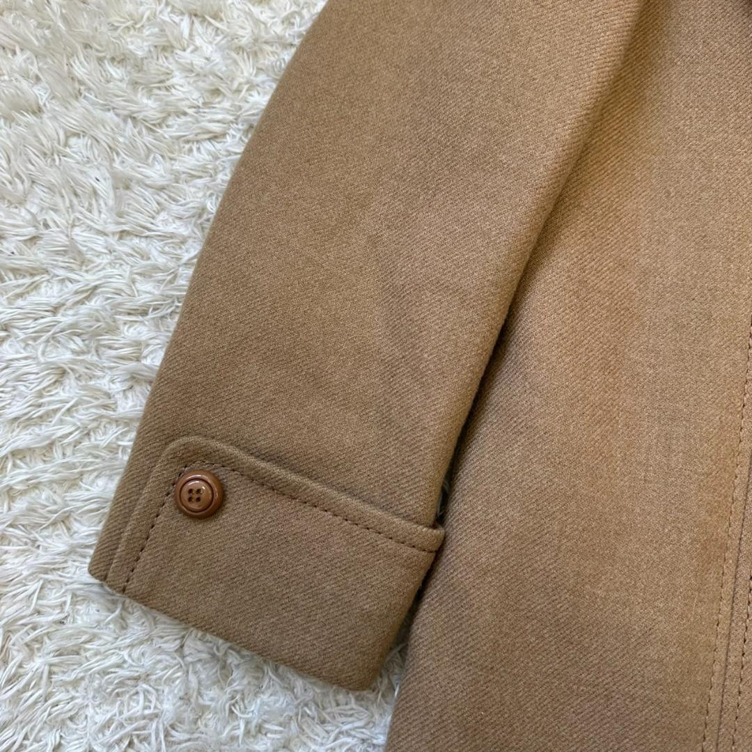 スヌコさん専用《 ラピーヌブランシュ 》ロングコート　ネックファー 9号 ウール