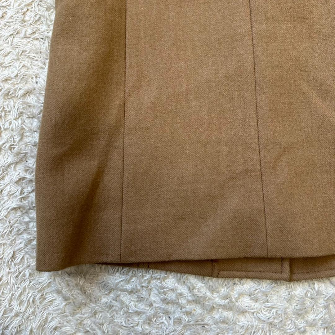 スヌコさん専用《 ラピーヌブランシュ 》ロングコート　ネックファー 9号 ウール