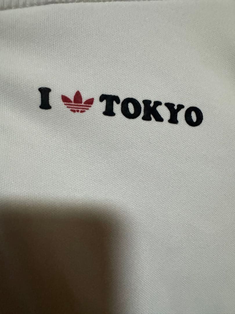 adidas I ♥ TOKYO ジャージジャケット ホワイト レッドライン - メルカリ