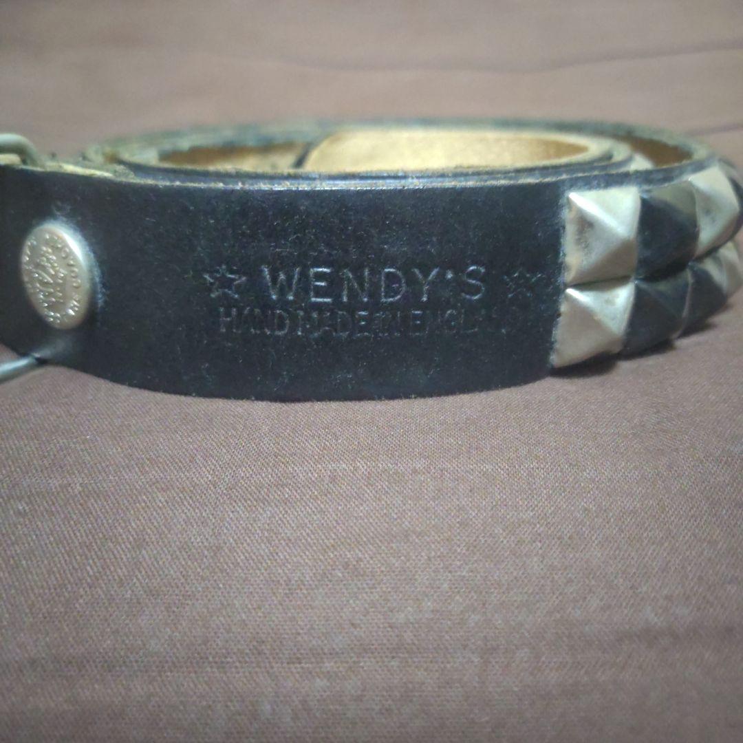 WENDY'S×foot the coacher スタッズ付きレザーベルト - メルカリ
