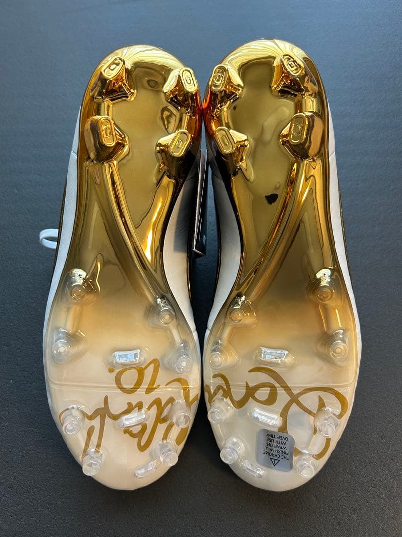 Nike 10Q サッカーシューズ・スパイク ホワイト/ゴールド　25.5cm