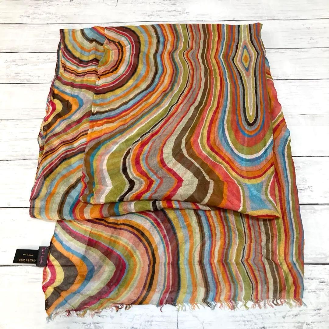Paul Smith マルチスワール柄スカーフ 長方形