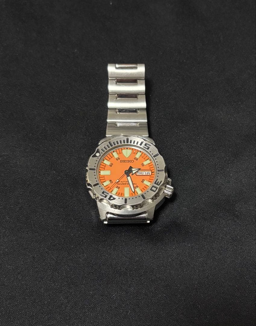 SEIKO オレンジモンスター 自動巻き JA-0853| セイコー 4R36-01J0 オレンジモンスター 23石 メカニカル