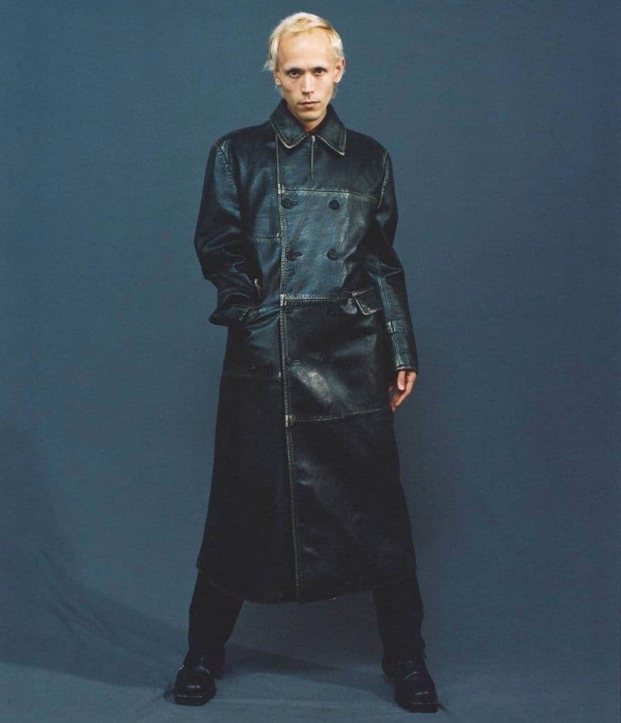 JOHN LAWRENCE SULLIVAN レザーコート 46 ブラック 黒 - メルカリ