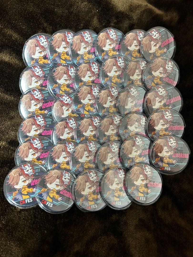 CR CrazyRaccoonありさか缶バッジ 36点 CR CrazyRaccoonありさか缶バッジ 36点 crazy raccoon CR ありさか