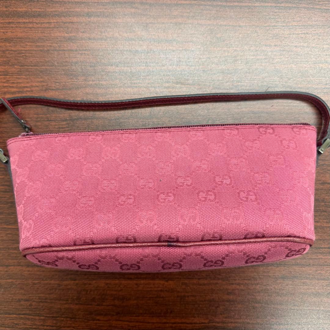 GUCCI ポーチ ピンク 26cm×12cm×8.5cm