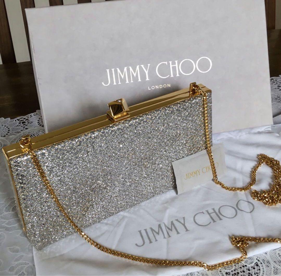 美品】JIMMY CHOO クラッチバッグ パーティーバッグ 結婚式 - メルカリ
