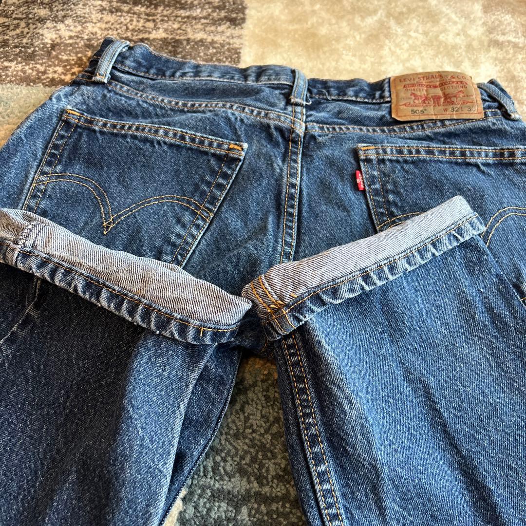 リーバイス 濃紺 505(W32 L30)メキシコ製 ボタン裏4002 - メルカリ