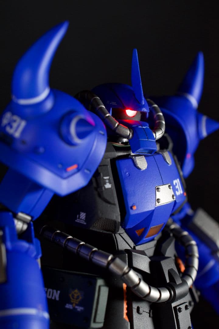 HG プロトタイプグフ 全塗装 塗装済み 完成品 モノアイLED化 - メルカリ