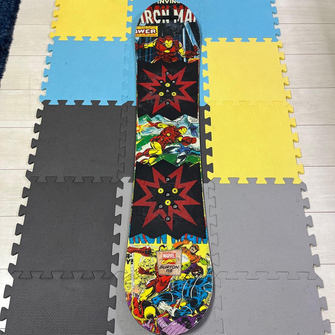 BurtonバートンMarvel アイアンマン 115㎝スノーボード キッズ - メルカリ