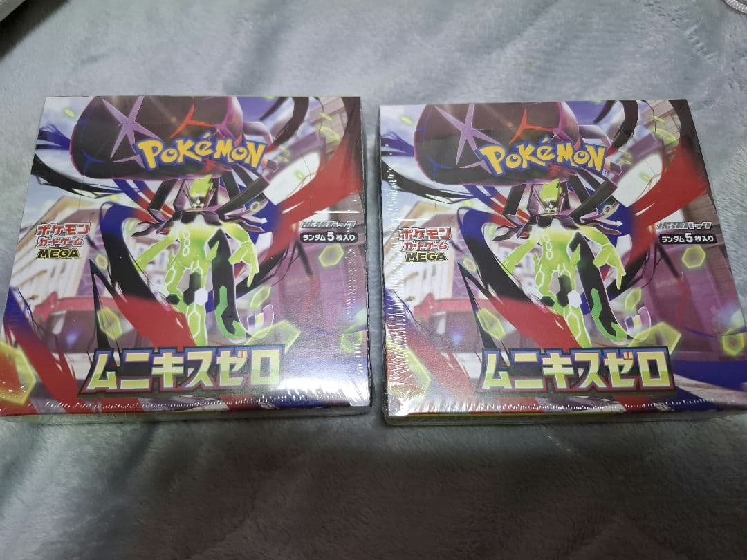 【新品未開封】ポケモンカードゲーム ムニキスゼロ　シュリンク付き2box ポケモンカード ムニキスゼロ 新品未開封シュリンク付き 2BOX - メルカリ