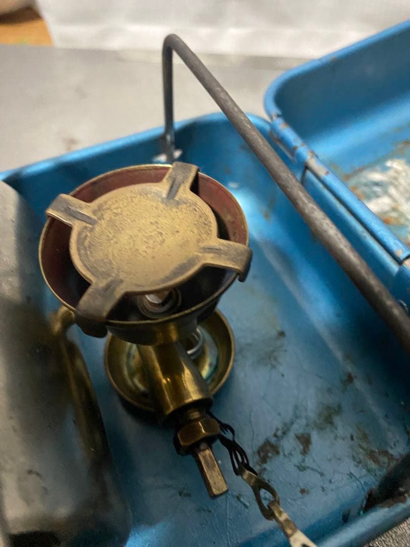 ガソリンストーブ マナスル160 箱ストーブ メンテナンス済 実働品 作動