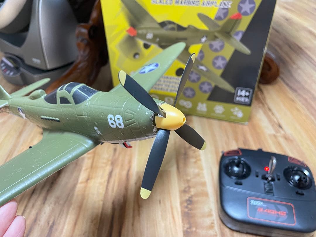 モード1 おまけ機体P39 COBRA 100g以下 バッテリー3本新品ラジコン