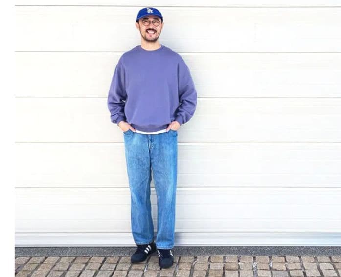 SUNDAY'S BEST FADE PURPLE スウェット