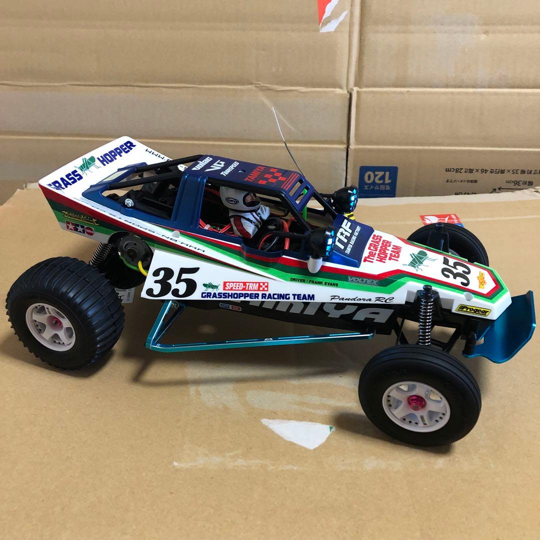 タミヤ RC グラスホッパー(復刻版) メカ付フルセット LED 完成品 未
