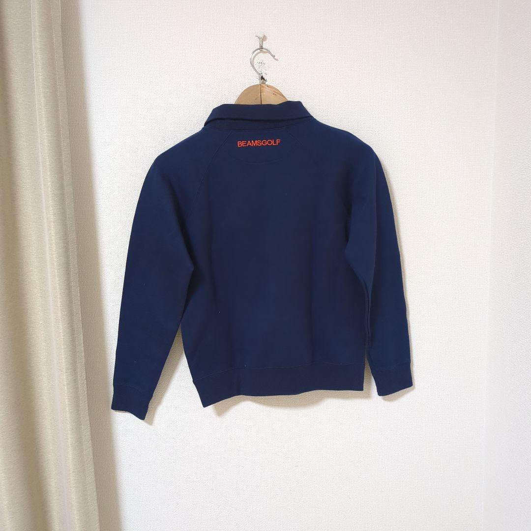 ☆美品☆BEAMS GOLF 星柄ロゴダンボールプルオーバー サイズ M