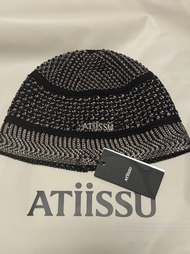 atiissu バケットハット オリーブブラック