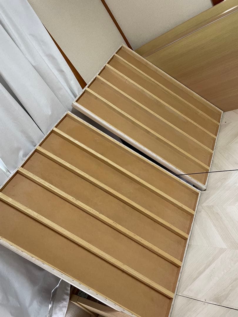 arch様専用 ニトリセミダブルベッドフレーム＋ロウヤ デスク - メルカリ