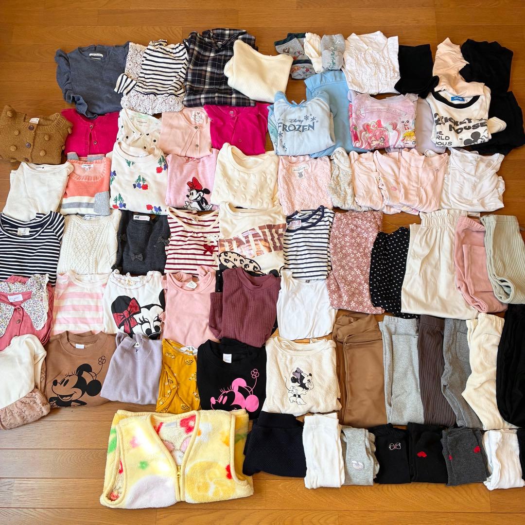 女の子 子供服　まとめ売り 70点以上　110cm 120cm 約25万円相当 楽天市場】子供服 女の子 秋 冬 セットアップ 上下セット 長袖