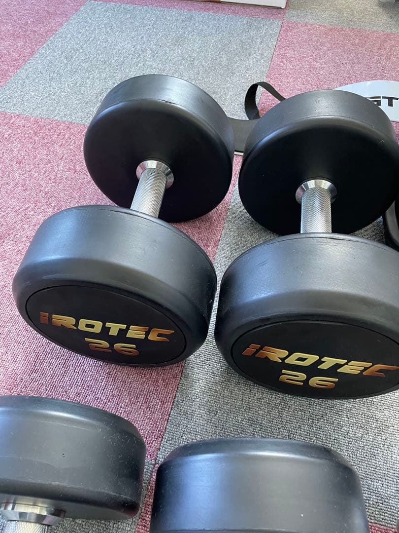 iROTEC 26kg ラバーダンベル① 楽天市場】【2/19 20:00~ P10倍(要エントリー)】バーベル セット