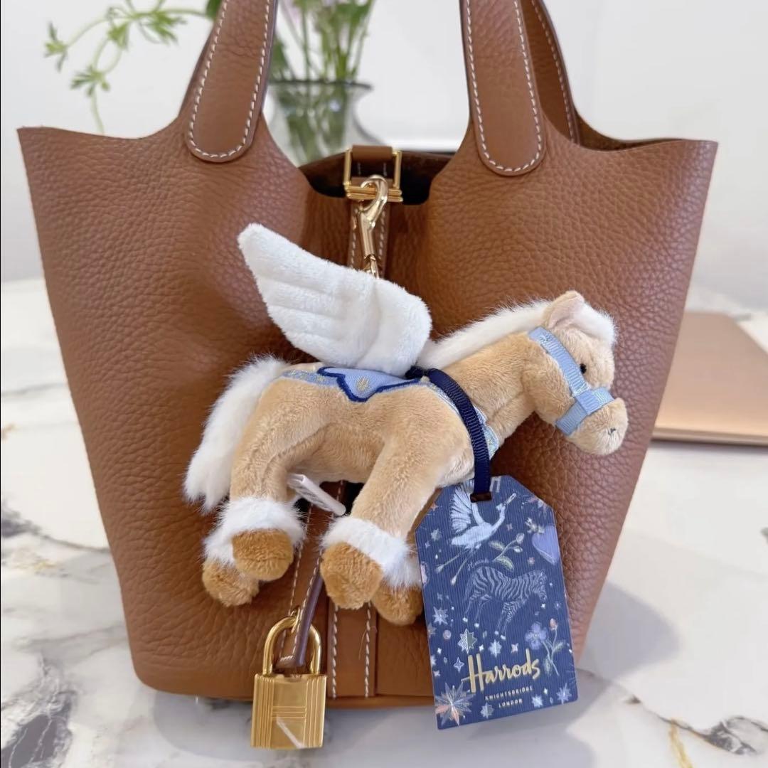 ハロッズ Harrods ペガサス キーホルダー バッグチャーム Pegasus