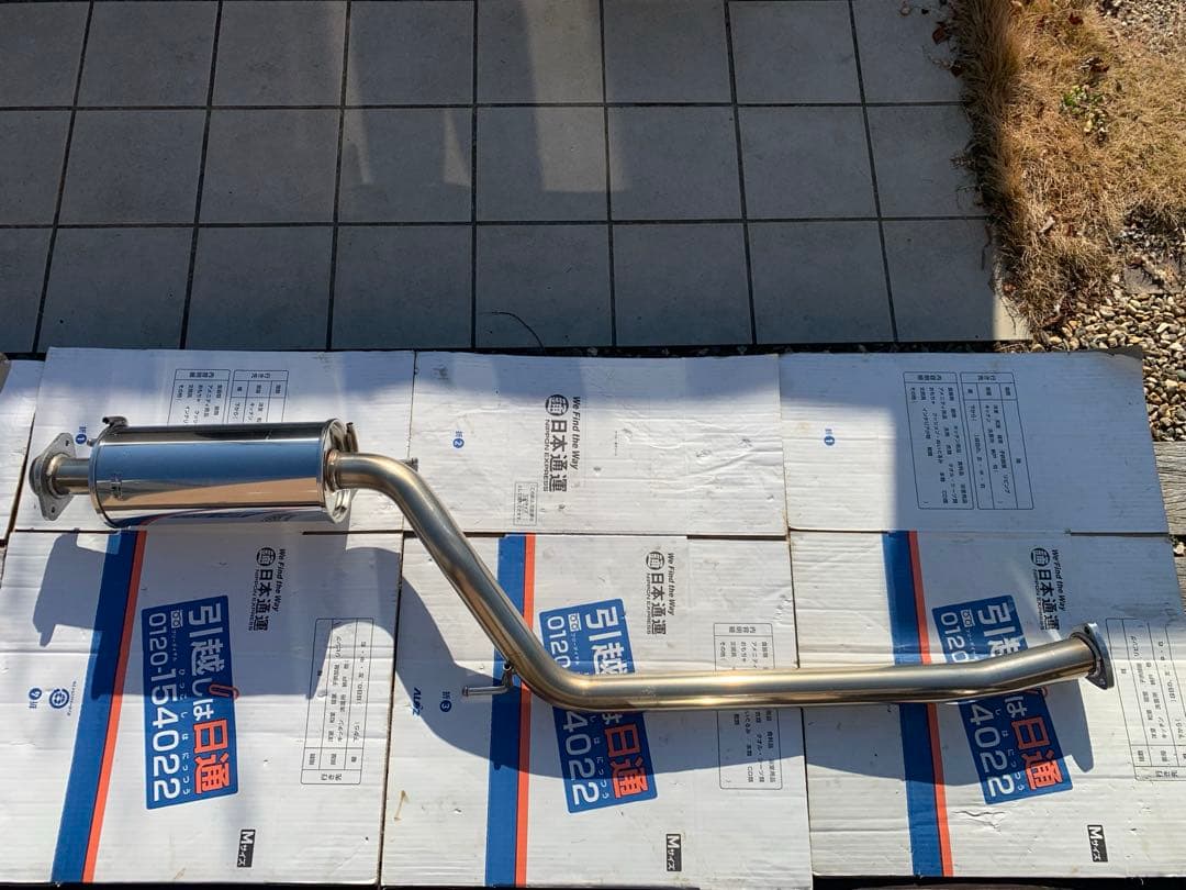 シビック　タイプR FD2 スプーン　中間エキゾーストパイプB SPOON EXHAUST PIPE-B取付（ホンダ シビックタイプR・FD2）by まさ